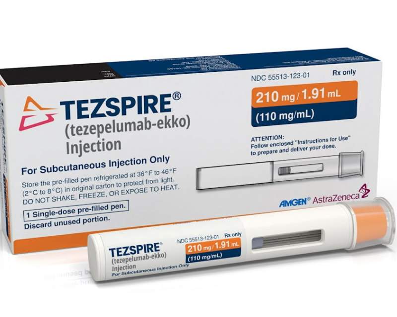 نتیجه مثبت فاز نهایی Tezspire در ازوفاژیت ائوزینوفیلیک